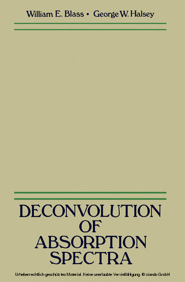 Deconvolution of Absorption Spectra main product photo