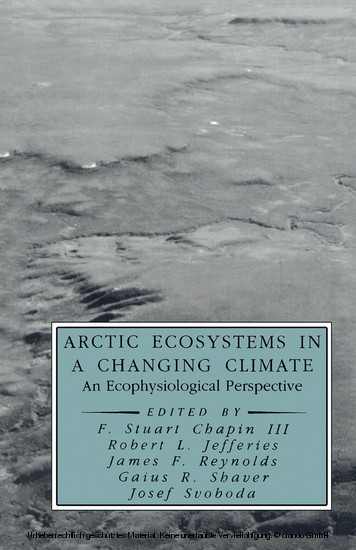 Arctic Ecosystems in a Changing Climate main product photo