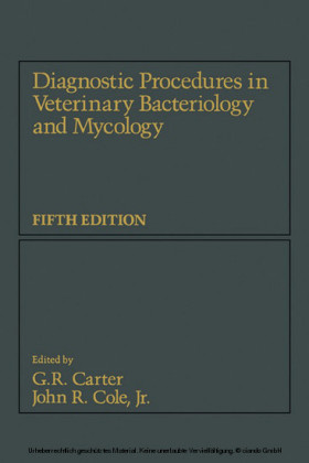 Diagnostic Procedure in Veterinary Bacteriology and Mycology