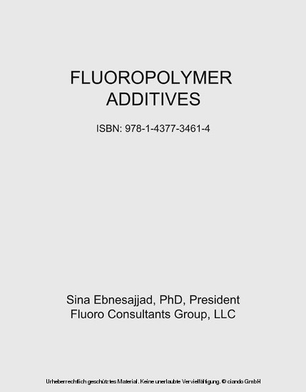 Fluoropolymer Additives main product photo