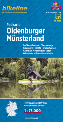 Bikeline Radkarte Oldenburger Münsterland