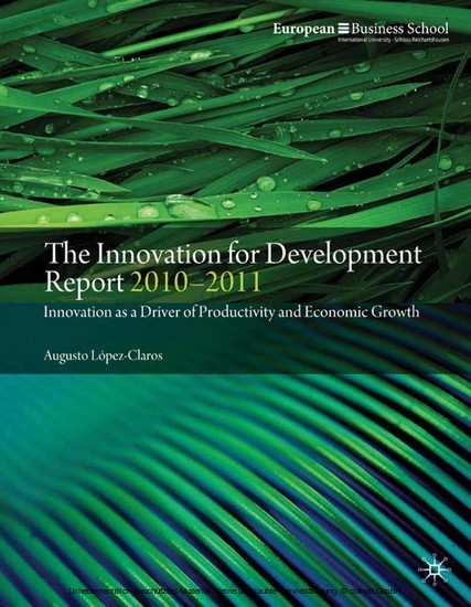 The Innovation for Development Report 2010-2011 main product photo