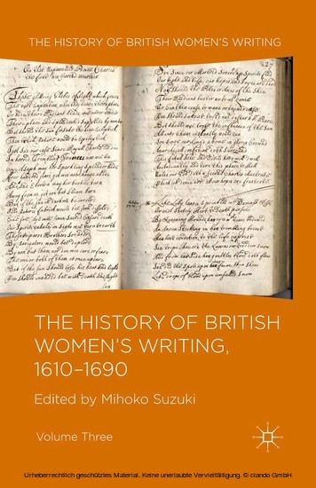 The History of British Women's Writing, 1610-1690 main product photo