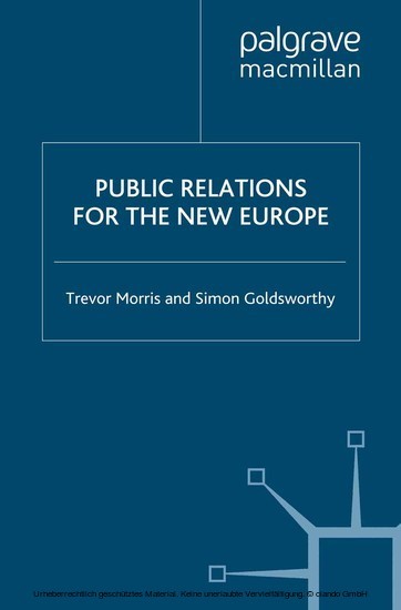 Public Relations for the New Europe main product photo