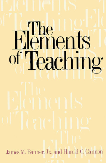 The Elements of Teaching main product photo