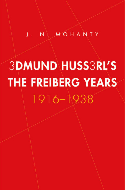 Edmund Husserl's Freiburg Years main product photo