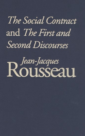 The Social Contract and The First and Second Discourses main product photo