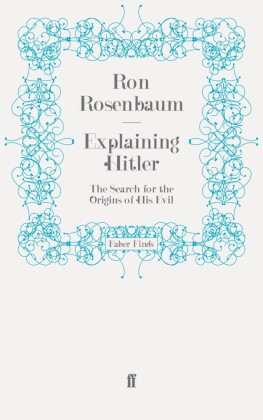 Explaining Hitler
