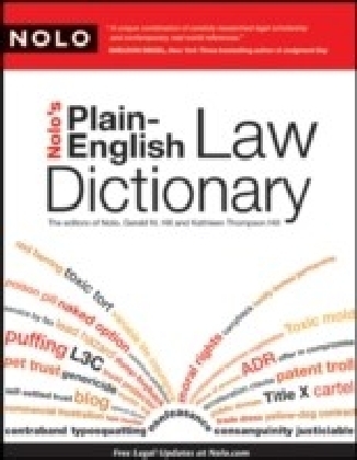 Nolo's Plain-English Law Dictionary