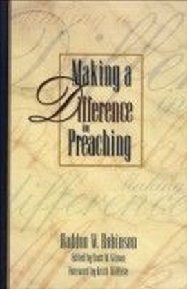 Making a Difference in Preaching main product photo