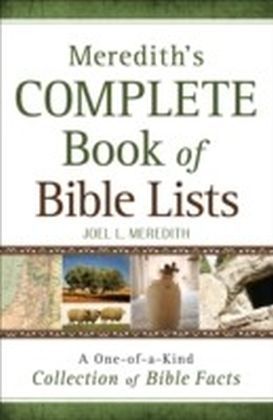 Meredith's Complete Book of Bible Lists main product photo