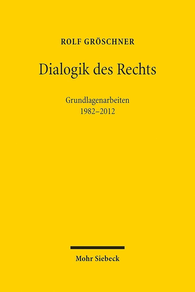 Dialogik des Rechts main product photo