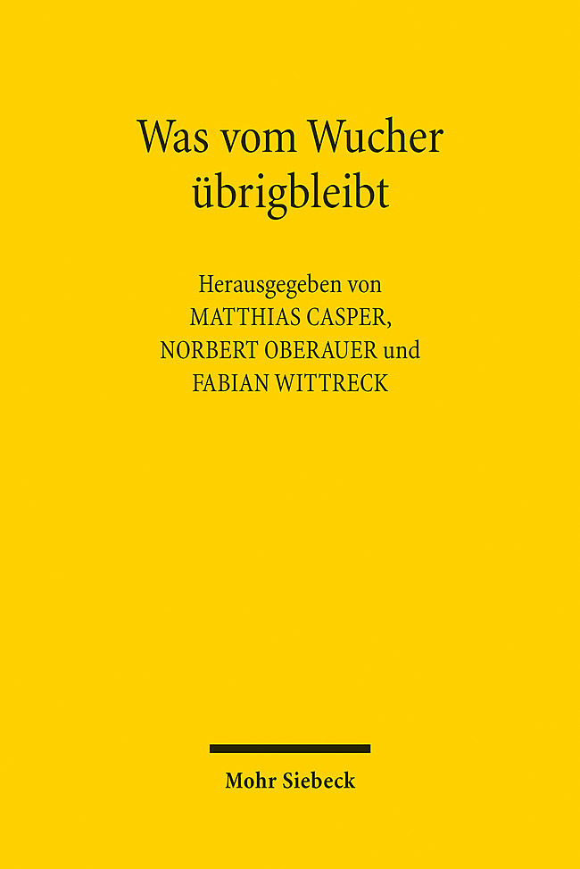 Was vom Wucher übrig bleibt main product photo