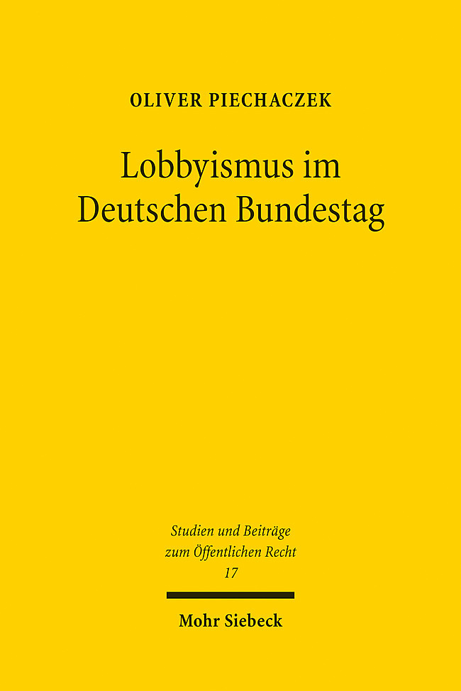Lobbyismus im Deutschen Bundestag main product photo