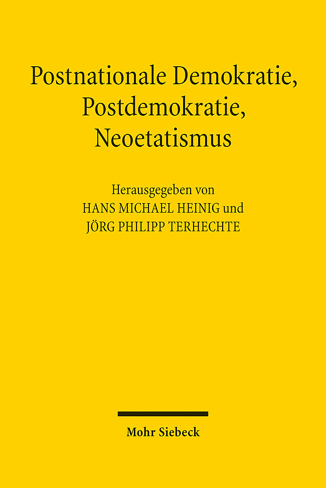 Postnationale Demokratie, Postdemokratie, Neoetatismus main product photo