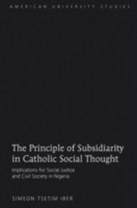 Principle of Subsidiarity in Catholic Social Thought