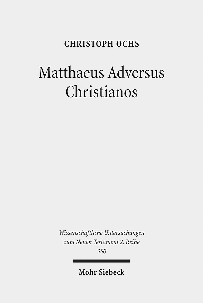 Mattheus Adversus Christianos main product photo