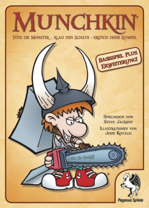 Munchkin, Basisspiel + Erweiterung "Abartige Axt" (Spiel)
