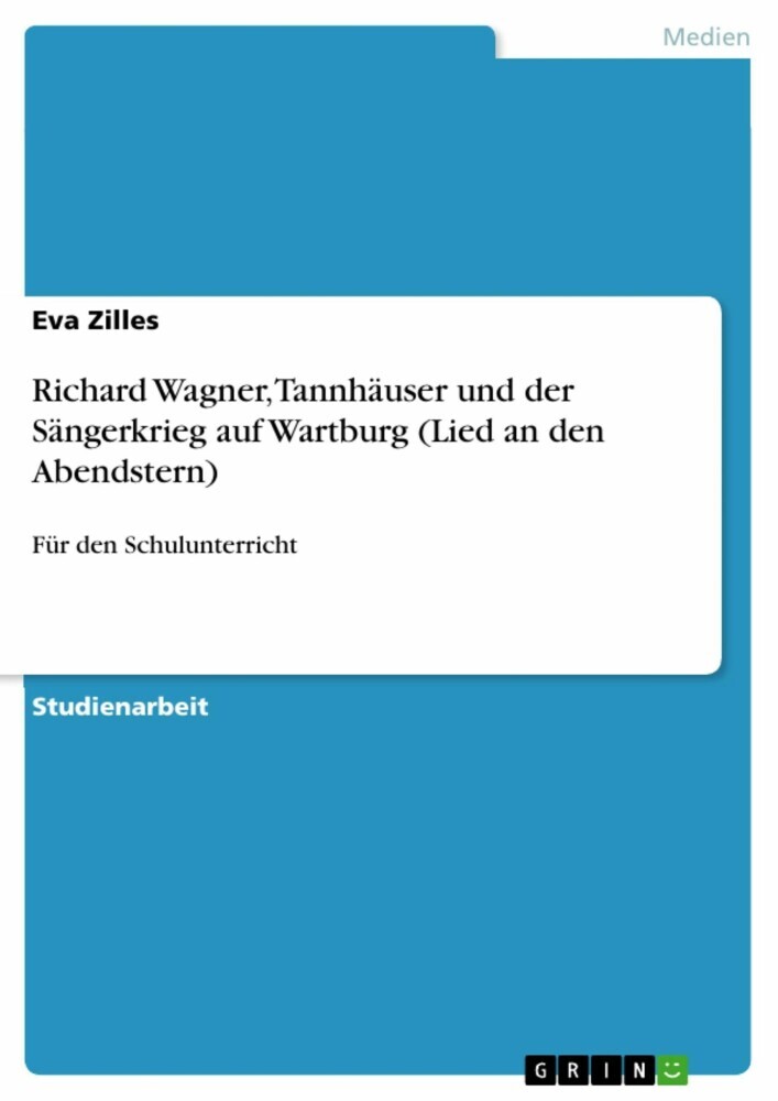 Richard Wagner, Tannhäuser und der Sängerkrieg auf Wartburg (Lied an den Abendstern) main product photo