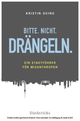 Bitte. Nicht. Drängeln