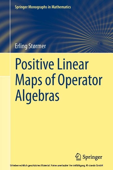 Positive Linear Maps of Operator Algebras main product photo