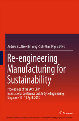 Re-engineering Manufacturing for Sustainability