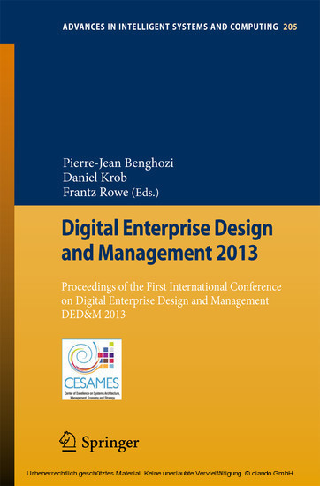 Digital Enterprise Design and Management 2013 main product photo