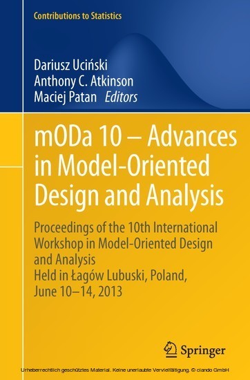 mODa 10 - Advances in Model-Oriented Design and Analysis main product photo