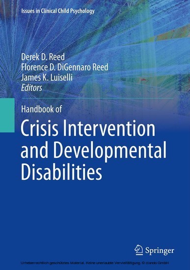 Handbook of Crisis Intervention and Developmental Disabilities main product photo