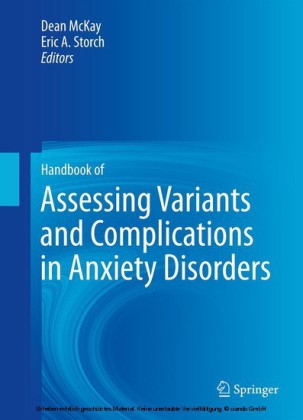Handbook of Assessing Variants and Complications in Anxiety Disorders