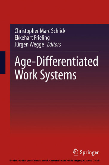 Age-Differentiated Work Systems main product photo