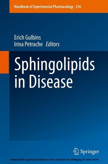 Sphingolipids in Disease main product photo