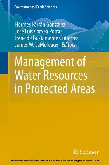Management of Water Resources in Protected Areas main product photo