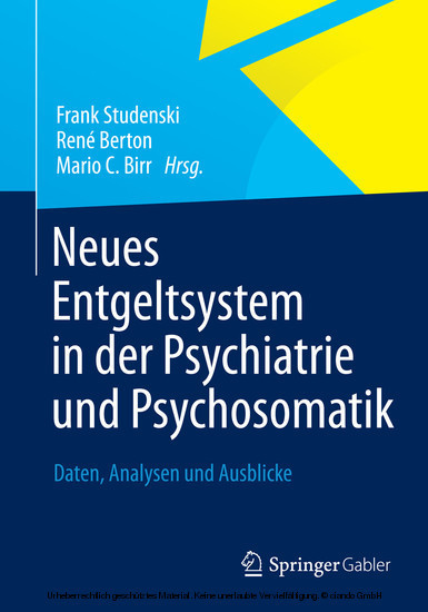 Neues Entgeltsystem in der Psychiatrie und Psychosomatik main product photo