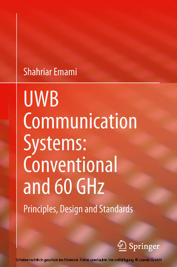 UWB Communication Systems: Conventional and 60 GHz main product photo