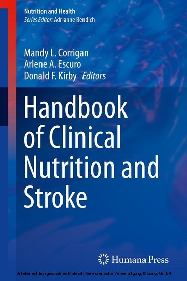 Handbook of Clinical Nutrition and Stroke main product photo