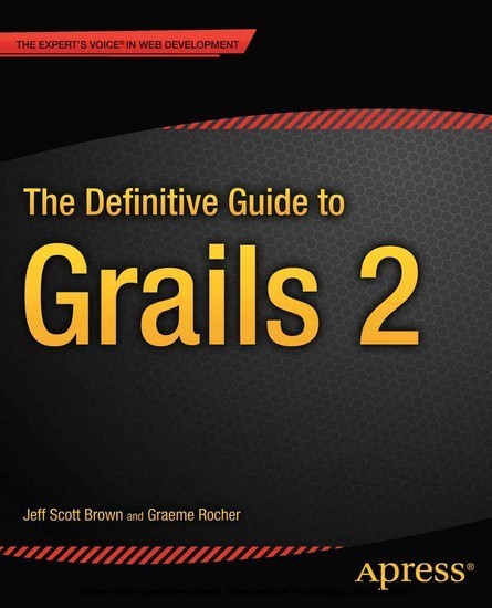 The Definitive Guide to Grails 2 main product photo