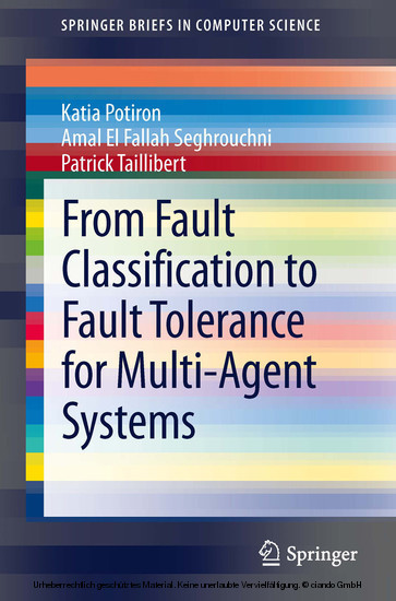 From Fault Classification to Fault Tolerance for Multi-Agent Systems main product photo