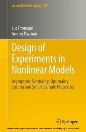 Design of Experiments in Nonlinear Models