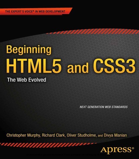 Beginning HTML5 and CSS3 main product photo