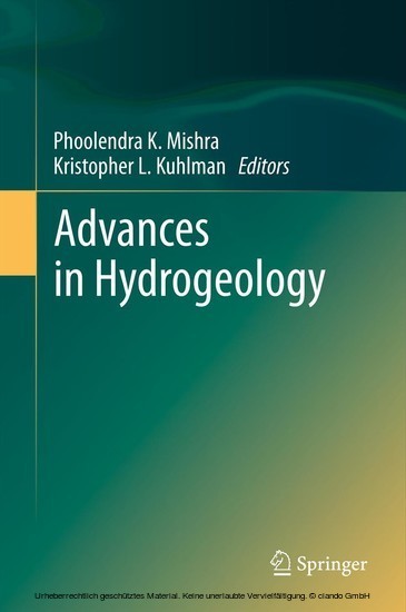 Advances in Hydrogeology main product photo