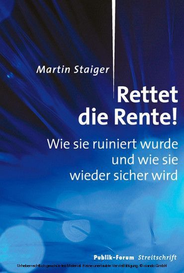 Rettet die Rente! main product photo