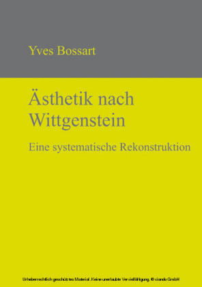 Ästhetik nach Wittgenstein