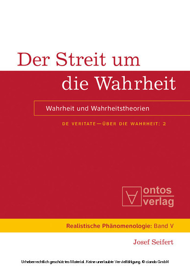 Der Streit um die Wahrheit main product photo