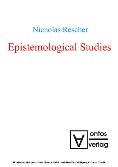 Epistemological Studies main product photo