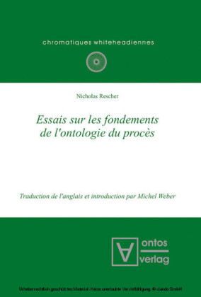 Essais sur les fondements de l'ontologie du procès