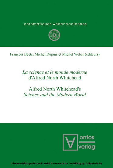 La science et le monde moderne d'Alfred North Whitehead? main product photo