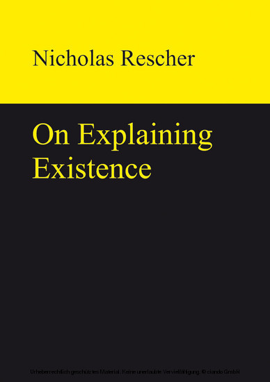 On Explaining Existence main product photo