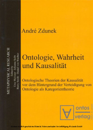 Ontologie, Wahrheit und Kausalität