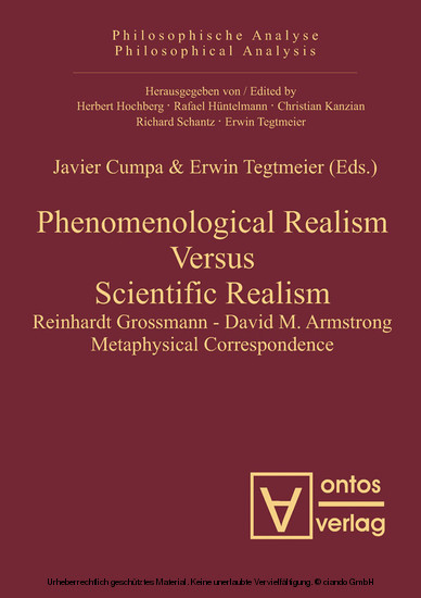 Phenomenological Realism Versus Scientific Realism main product photo